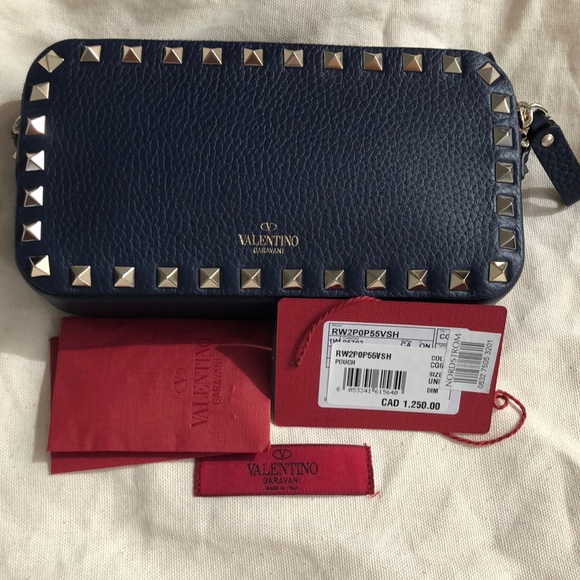 VALENTINO GARAVANI studded mini crossbody bag - Picture 1 of 8